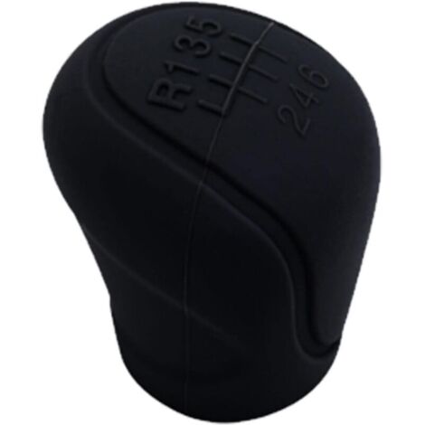 Universel en Silicone Pommeau Levier Vitesse Couvercle Pommeau Levier Vitesse en Silicone Automobile Couvre Frein Main Silicone, Anti Dérapant, Résistante Adapté à La Plupart des Capots