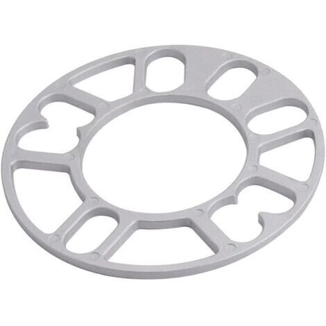 Universel Entretoises Roues, 5MM Entretoises de Roue de Voiture Élargisseurs de Voie Entretoise de Roue en Métal Joints de Moyeu de Roue Élargis Modifiés