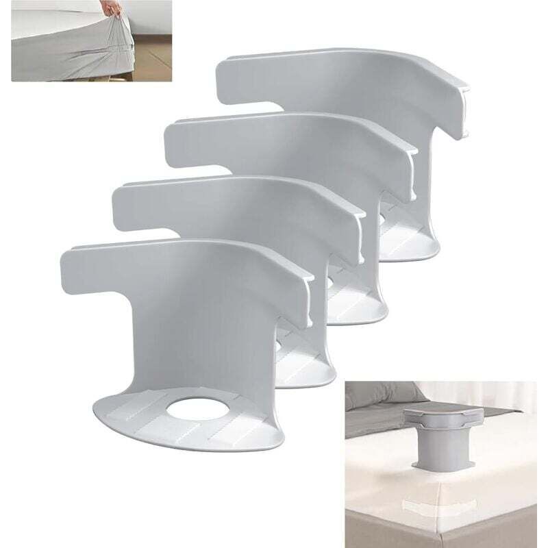 Universel linge de lit fixations - antidérapant housse de matelas fixations pour toutes les tailles de sangles d'angle Solid drap fixations - heavy