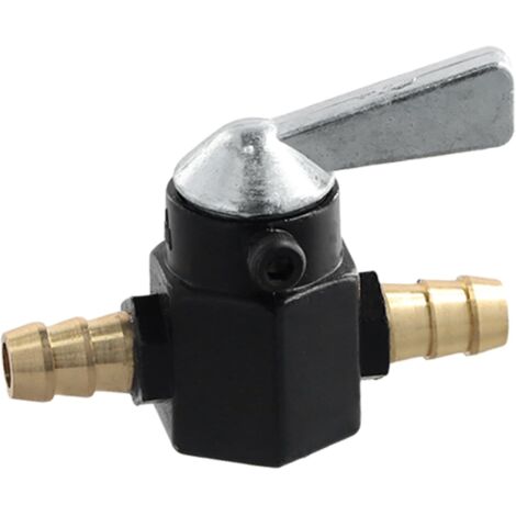 Universel Robinet D'Essence, 8mm Interrupteur de Robinet D'Essence Noir pour Scooter, Cyclomoteur et Moto - Facile à Monter et à Remplir de Carburant