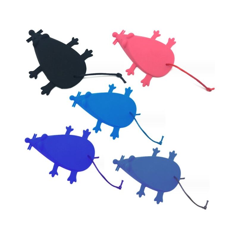 Universel Silicone Souris Porte Bouchon, Cale Porte Doigt Protecteur (Lot de 5, Couleurs Différentes)