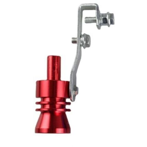 Universel Turbo Sound  (XL Rouge) Tuyau Sifflet Silencieux Simulateur Simulateur de Bruit de Tuyau d'échappement Optimiseur de Son Compatible avec Camion, Moto, Voitures, Dirt Bike et Scooter