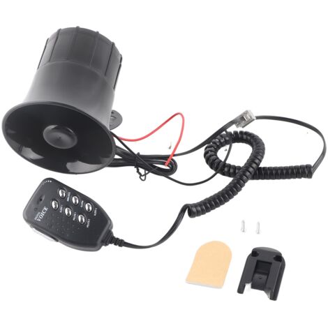 Universelle 12V-Autohupe – 6 Töne, 120 dB – Notfall-Sirene für Feuerwehrfahrzeuge