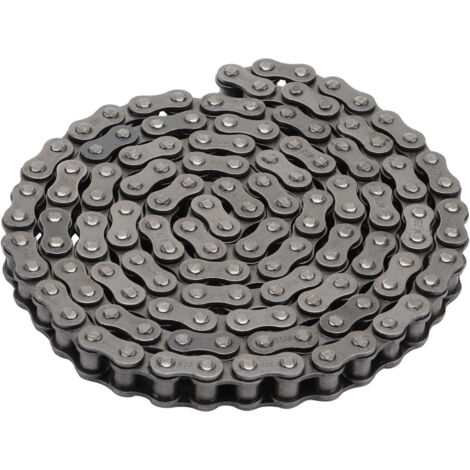 Universelle 428 Rollenkette für Motorräder/Quads/Karts, 132 Glieder, aus hochfestem legiertem Stahl mit Schnellverschluss per Klettverschluss, kompatibel mit 428-132 Modellen.