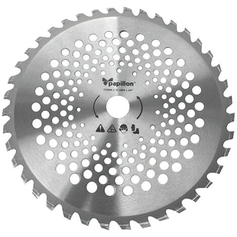 Universelle Benzin-Kantenschneiderscheibe mit 40 Zähnen Ø 25 cm.