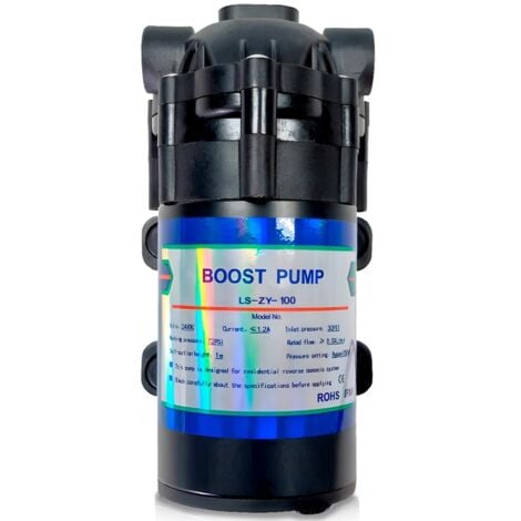 ROSMMEL Universelle Boosterpumpe für Umkehrosmose – 100 GPD (24V)
