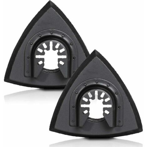 Universelle dreieckige Schleifpads - Klettverschlussstreifen, (2 Stück)