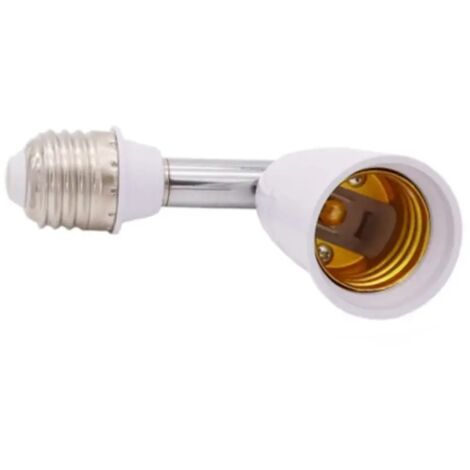 Universelle E27-Fassung mit 180° drehbarem Rohr, für LED-Lampen, Lampenverlängerung, 1 Stück