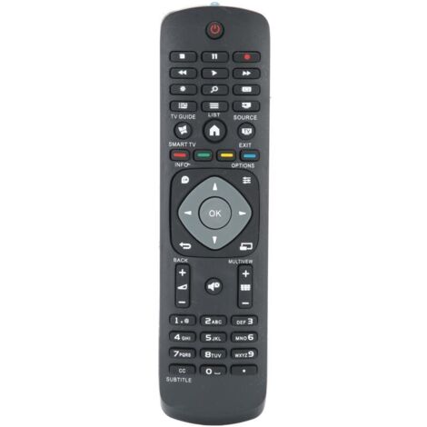 Universelle Ersatzfernbedienung für Philips Fernseher – Kompatibel mit LCD- und LED-Fernsehern – 8 m Reichweite – Kompakt und einfach zu bedienen