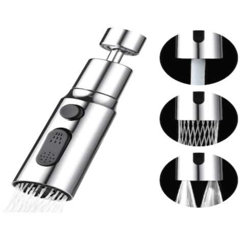 Universelle, flexible Halsverlängerung für Küchenarmaturen, erhöht den Wasserdruck, verhindert Spritzer, 360° drehbar, wassersparend, kompatibel mit den meisten Armaturen.