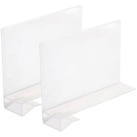 Universelle, große Schrankteiler – Trennwände für Kleiderschränke und Schränke, 120 g PP, 2er-Pack