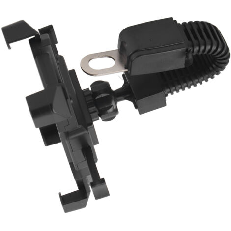 Universelle Handyhalterung für Motorräder, Roller und Fahrräder mit 4-armiger Klemme und verstellbarem Winkel – aus robustem ABS-Material