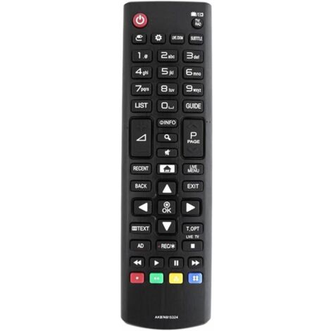 Universelle kabellose TV-Fernbedienung, Universal-Fernbedienung für LG HDTV LED Smart Digital TV, Schwarz