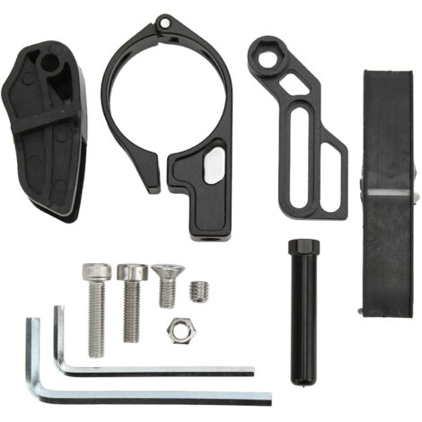 Universelle Kettenführung aus Aluminiumlegierung für Mountainbikes - Schwarzer Kettenabweiser