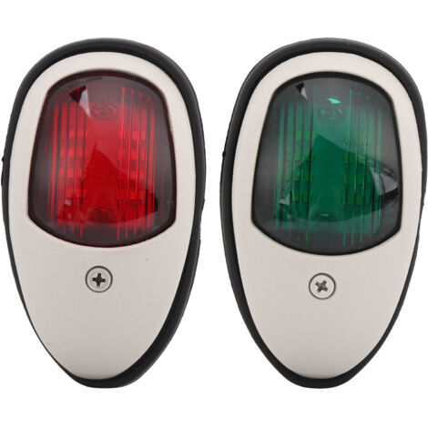 Universelle LED-Navigationslichter für Boote, Pontons und Yachten (2 Stück)