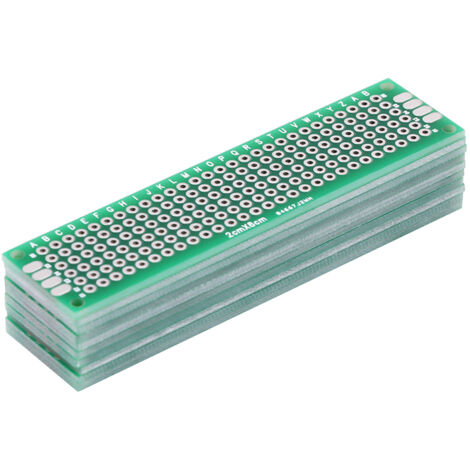 Universelle Leiterplatte (PCB), doppelseitig, 2 cm x 8 cm, für DIY-Punktlötverfahren und den Bau elektronischer Prototypen