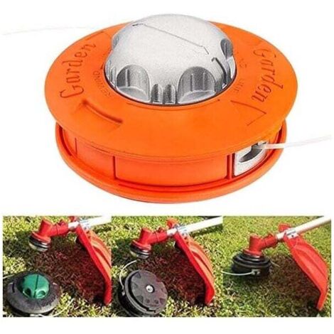 Universelle M10 x 1,25 Trimmerfadenspule mit 2,4 mm x 2 m Nylonfaden