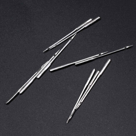 Universelle Nähmaschinennadeln – 50 Stück – Set 65/9, 75/11, 90/14, 100/16, 110/18 – Langlebige Eisenlegierung – Silber – Für Singer, Janome, Varmax
