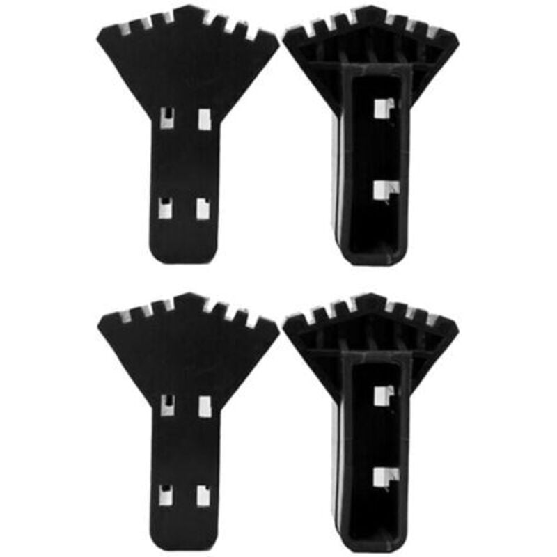 Image of SNQ - Universelle rutschfeste Leiterfußabdeckungen aus Gummi für Leitern (4 Stück)