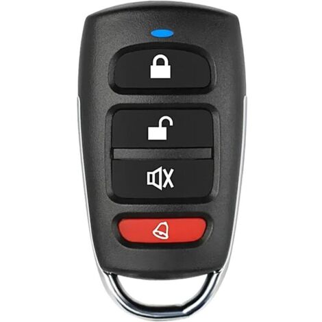 Universelle télécommande sans fil clavier 433MHz,Portable longue Distance alarmes de sécurité porte de Garage porte clés accessoire(Caractère Boutons)
