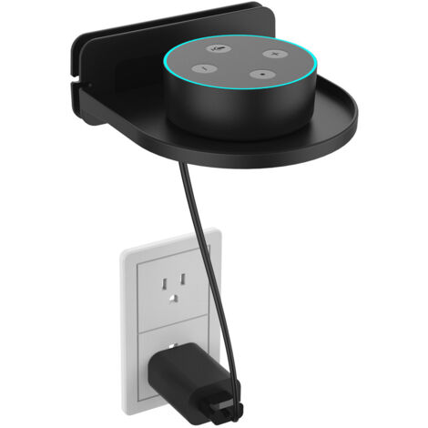 Universelle Wandhalterung für Smart Speaker, kleine Regalhalterung mit Kabelmanagement, kompatibel mit Google Home Mini/HomePod Mini/Google Wifi/Ne...