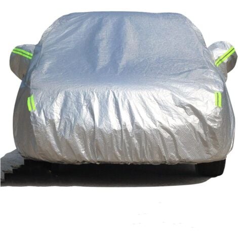 TONCHEAN Universelle wasserdichte Autoabdeckung für SUVs, Hagelschutz und UV-Schutz, mit Reißverschluss, 490 x 160 x 190 cm (2XXL)