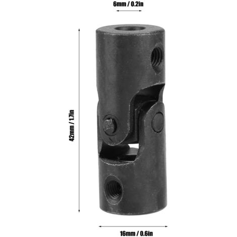 Universelle Wellenkupplung 6x16x42mm für DIY-Motor und Getriebe