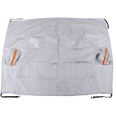 Universelle Windschutzscheibenabdeckung 197 x 217 cm mit Reflektorstreifen – Schnee- und Regenschutz für Autos