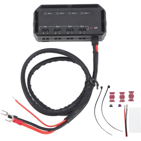 Universeller 12V-Motorrad-Sicherungsblock mit 20A-Relaisbox und LED-Anzeige für Autos und Fahrzeuge