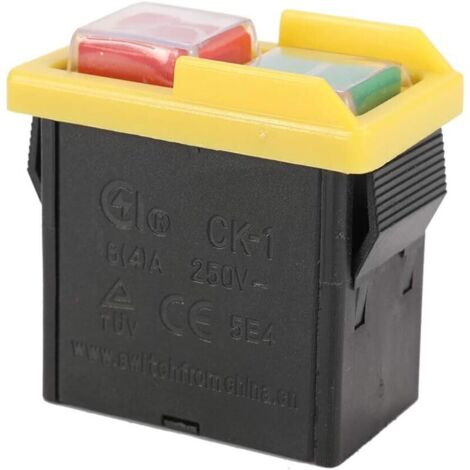 Universeller 250V 4A NVR-Ersatzschalter, wasser- und staubdicht, für elektromagnetische Schleifmaschinen
