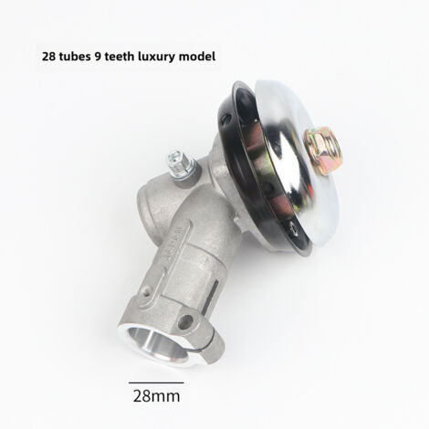 Universeller 28-mm-Schneidkopf mit 9 Zähnen, 560 g, Getriebe für Rasenmäher und Freischneider