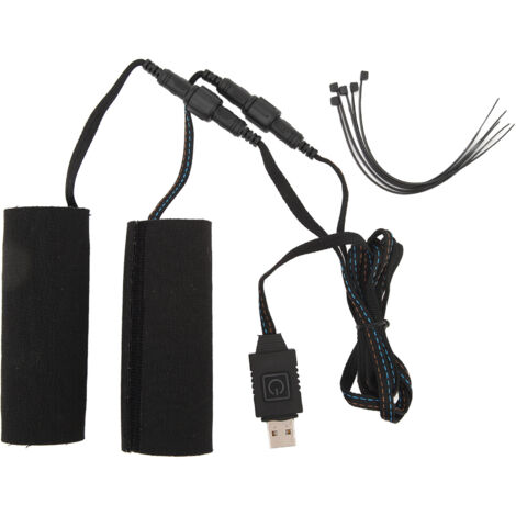 Universeller 5V-Motorrad-Lenkerheizschutz, 6 Temperaturstufen, Speicherfunktion, USB-Stromversorgung, Klettverschluss