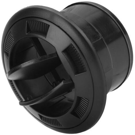 Universeller 75-mm-Luftauslass in Schwarz für Busse und Wohnmobile, runder Luftauslass