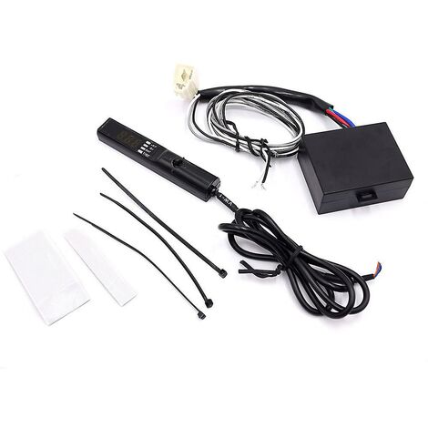 Universeller Auto-Turbo-Timer, schwarze Stiftsteuerung, Jdm, rote LED, digital