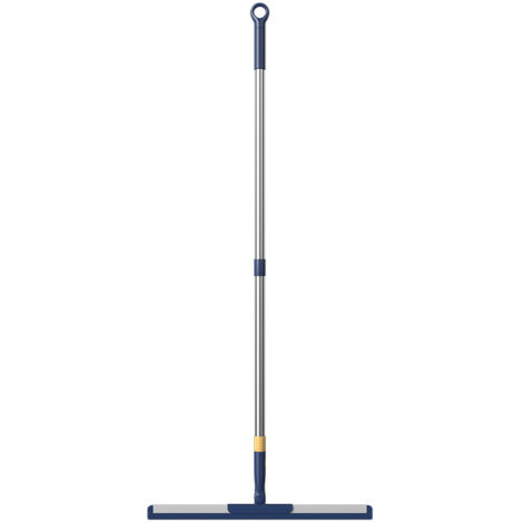 Universeller Bodenabzieher, neuer Duschabzieher 2024, 107 cm ausziehbarer Griff, Wischmopp und Abzieher für Oberflächen, blau 142