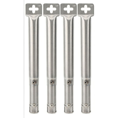 Universeller Edelstahlbrenner (31–44 cm) für Gasgrills – Schnelle 5-Minuten-Installation – Kompatibel mit Campingaz, Charbroil und Barbecook – 1 Stück
