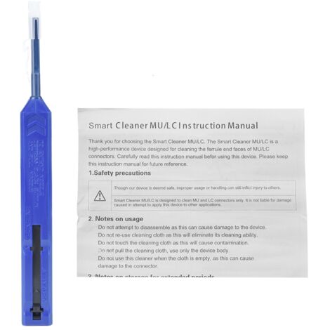 Universeller Glasfaser-Reinigungsstift, kompatibel mit LC- und MU-1,25-mm-Steckern für KOC-250- und KOC-125-Steckverbinder
