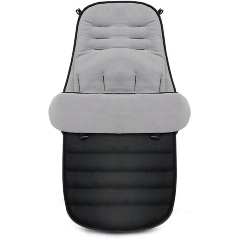 Universeller Kinderwagen-Fußsack, Baby-Kinderwagen-Fußsack von Bebe Confort, Kinderwagen-Fußsack mit Reißverschlüssen, fleecegefütterter Fußsack für Kinderwagen, waschbar und abnehmbar