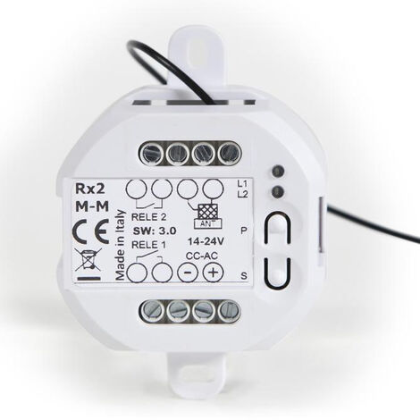 Universeller Rolling-Fixcode-Empfänger 2 Kanäle 433,92 868 MHz NOLOGO RX2-R