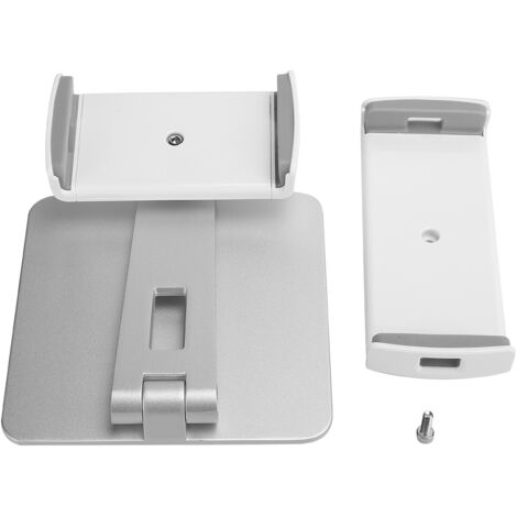 Universeller Ständer aus Aluminiumlegierung für Tablets von 4 bis 14 Zoll, verstellbar und zusammenklappbar für Smartphones und Tablets.