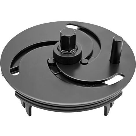 Universeller Tankdeckelschlüssel, verstellbarer 3-Backen-Schlüssel für Tankdeckel, Werkzeug zum Entfernen des Kraftstoffpumpendeckels, 87 mm – 170 mm