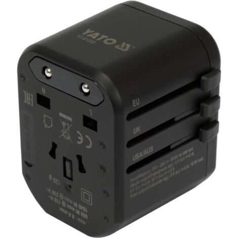 Universeller USB-Reiseadapter, USB-C 18W - YT-81300
