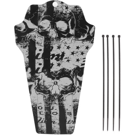 Universeller Vorder- und Hinterradschutz für Mountainbikes und Falträder, Totenkopf-Typ