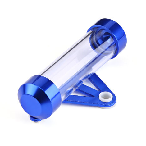Universeller, wasserdichter Motorrad-Dokumentenhalter, sicherer blauer Zylinder für Zulassungsplaketten und -papiere.