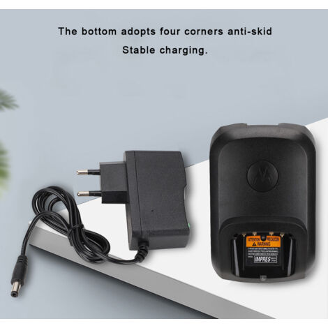 Universelles 100-240V-Ladegerät (EU-Stecker) für Motorola XIR P8268 DP4400 DP4800 DP4801 DEP550 Funkgeräte
