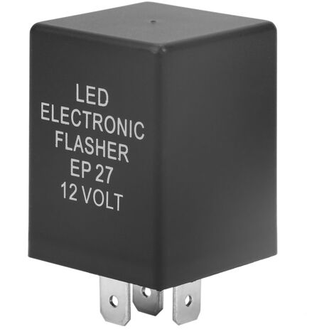Universelles 5-poliges EP27 LED-Blinkerrelais, Anti-Hyperblinker 12V für Blinker
