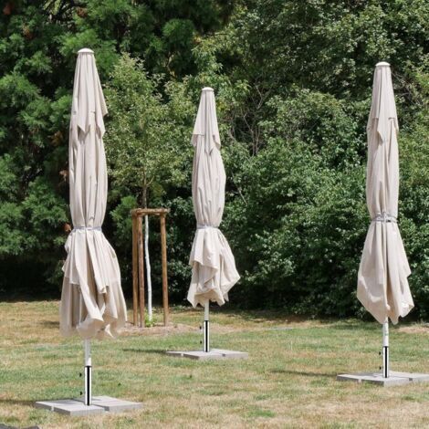Universelles Edelstahlrohr, Edelstahl-Sonnenschirmständer-Set, Edelstahl-Sonnenschirmfuß, Outdoor-Sonnenschirmzubehör mit Edelstahlrohrfuß