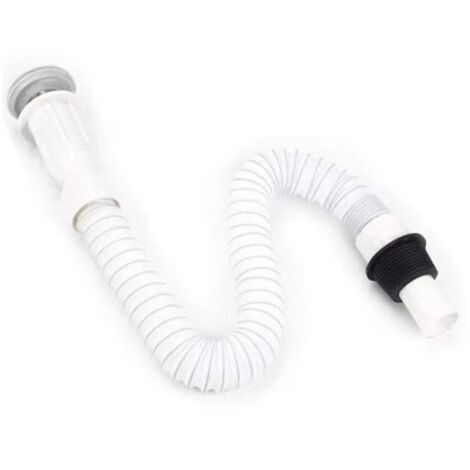 UNIVERSELLES FLEXIBLES ABFLUSSROHR FÜR WASCHBECKEN, STAHL, ABWASSER, DGO-159
