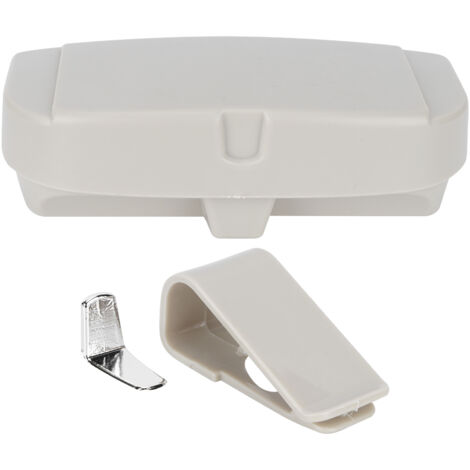 Universelles Sonnenbrillenetui mit Ticketclips, Aufbewahrungsmöglichkeit für die Sonnenblende im Auto, Brillenorganizer, beige