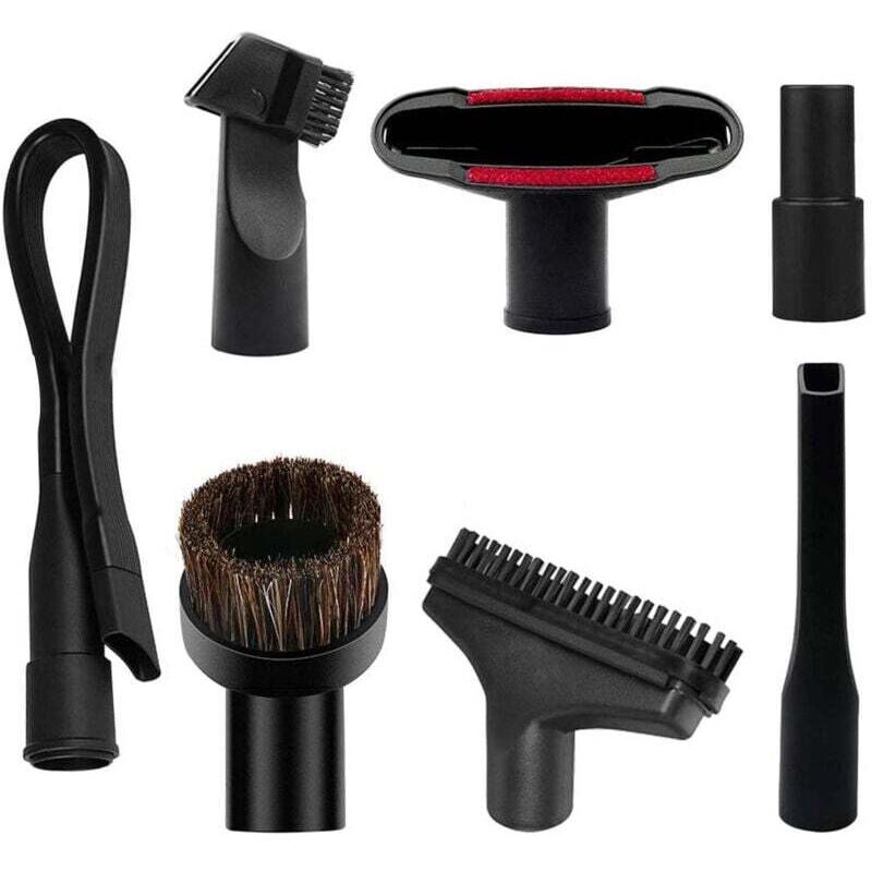 Image of Universelles Staubsauger-Zubehörset, Staubbürste 32 mm 35 mm, 7-teilig, Polsterung, Füllmaterial